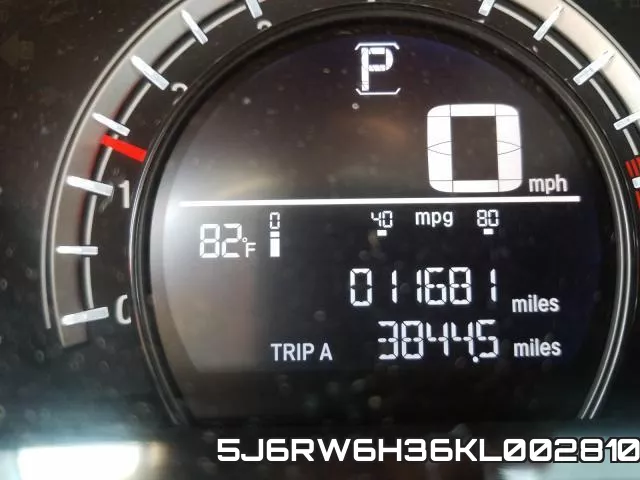 5J6RW6H36KL002810 фото 9