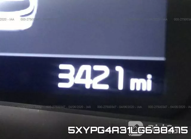 5XYPG4A31LG638475 фото 8