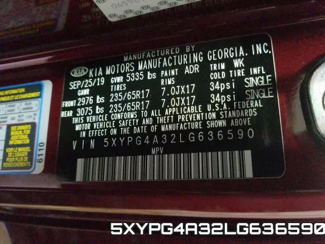 5XYPG4A32LG636590 фото 2