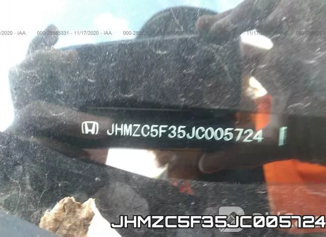JHMZC5F35JC005724 фото 10