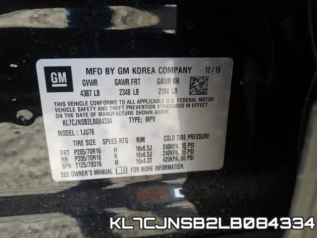KL7CJNSB2LB084334 фото 2