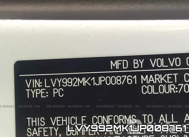 LVY992MK1JP008761 фото 10