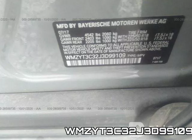 WMZYT3C32J3D99109 фото 10