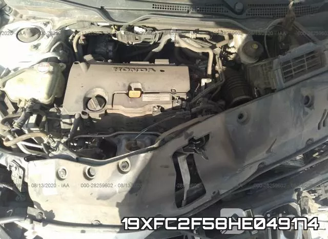 19XFC2F58HE049174 фото 2