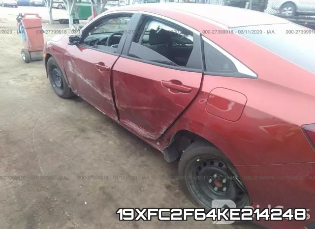 19XFC2F64KE214248 фото 7