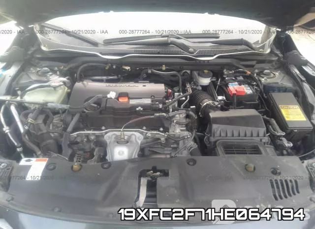 19XFC2F71HE064794 фото 2