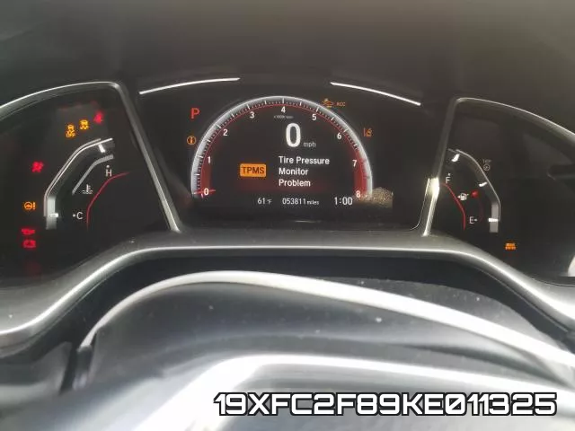 19XFC2F89KE011325 фото 9