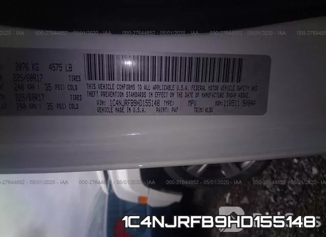 1C4NJRFB9HD155148 фото 10