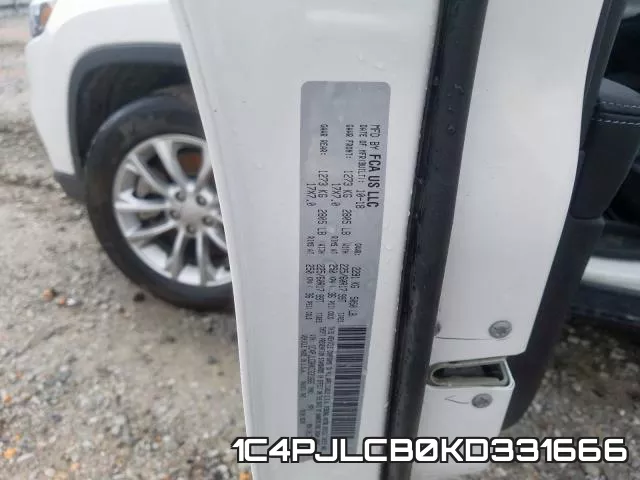 1C4PJLCB0KD331666 фото 2