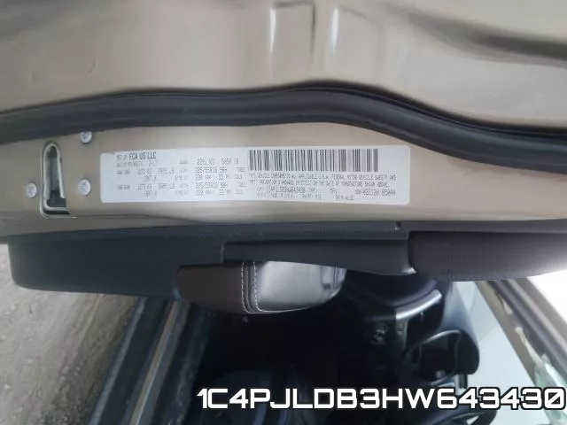 1C4PJLDB3HW643430 фото 2
