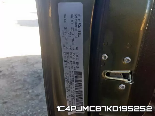 1C4PJMCB7KD195252 фото 2