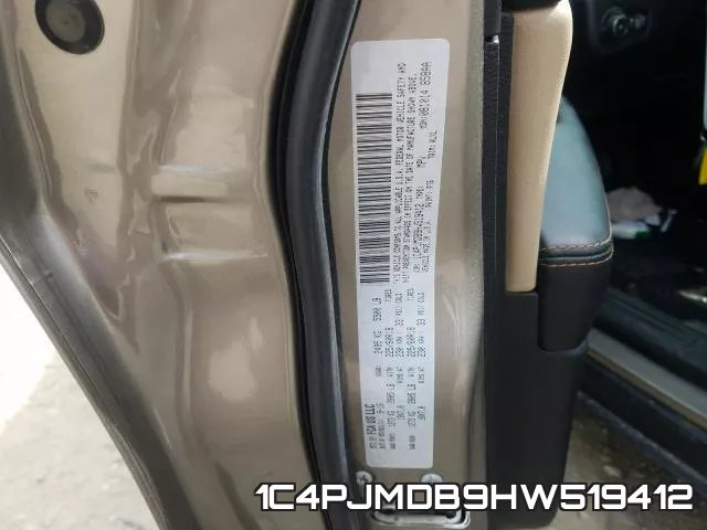1C4PJMDB9HW519412 фото 2