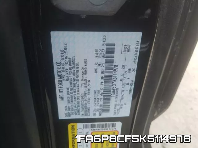 1FA6P8CF5K5114978 фото 2