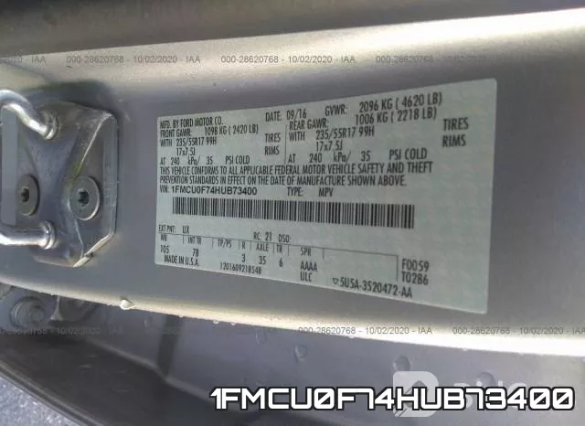 1FMCU0F74HUB73400 фото 10