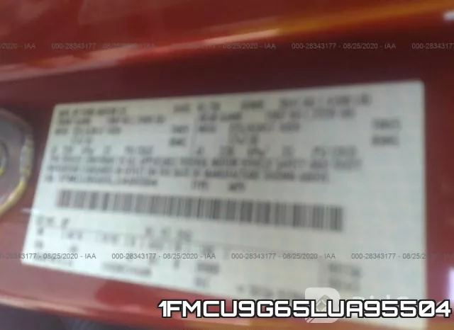 1FMCU9G65LUA95504 фото 10