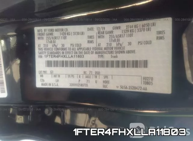 1FTER4FHXLLA11803 фото 9