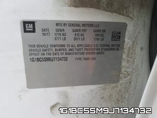 1G1BC5SM9J7134732 фото 2