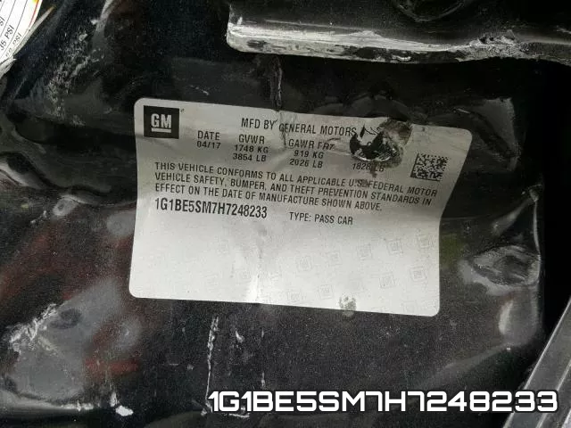 1G1BE5SM7H7248233 фото 2