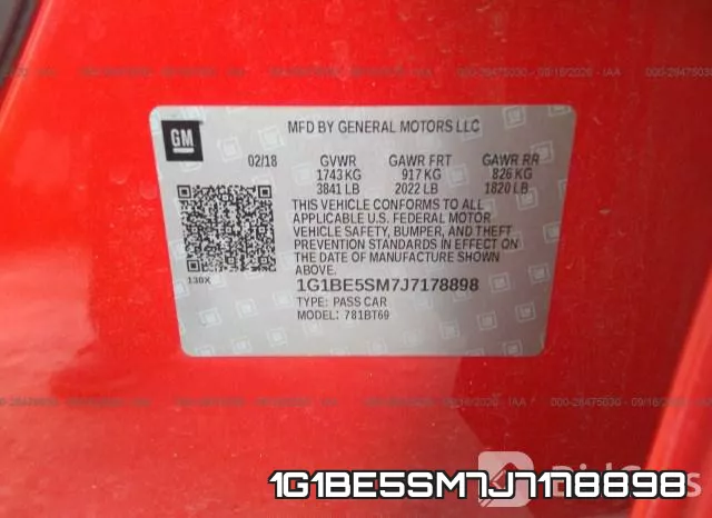 1G1BE5SM7J7178898 фото 10