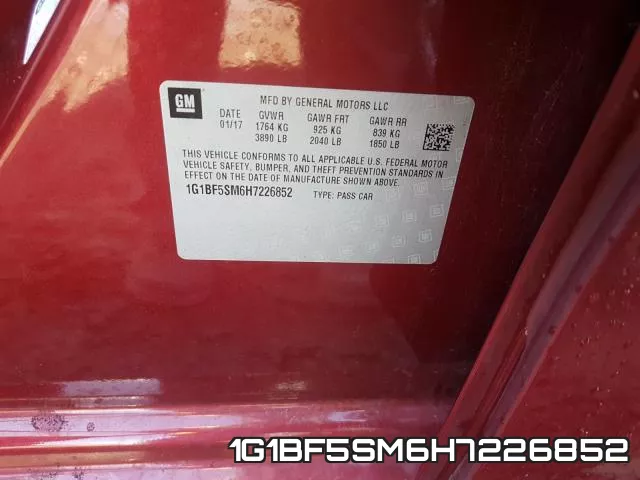 1G1BF5SM6H7226852 фото 2