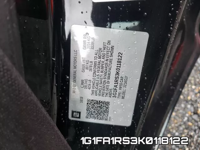 1G1FA1RS3K0118122 фото 2