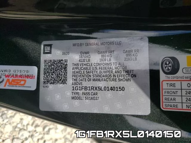 1G1FB1RX5L0140150 фото 2