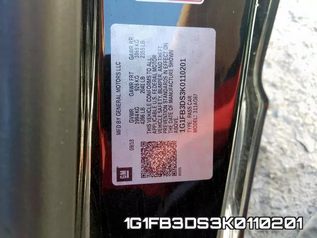 1G1FB3DS3K0110201 фото 2