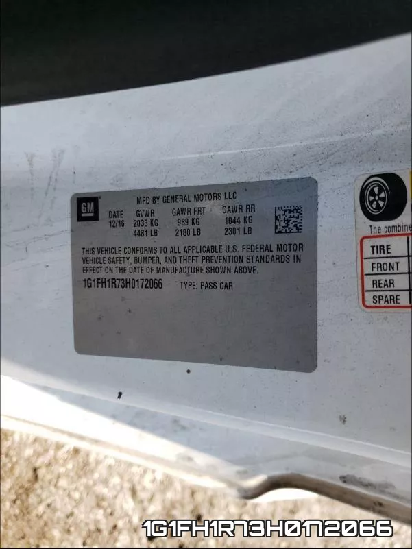 1G1FH1R73H0172066 фото 2