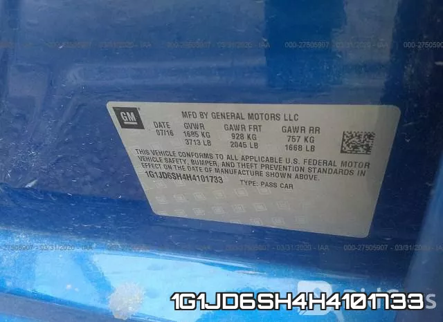 1G1JD6SH4H4101733 фото 10