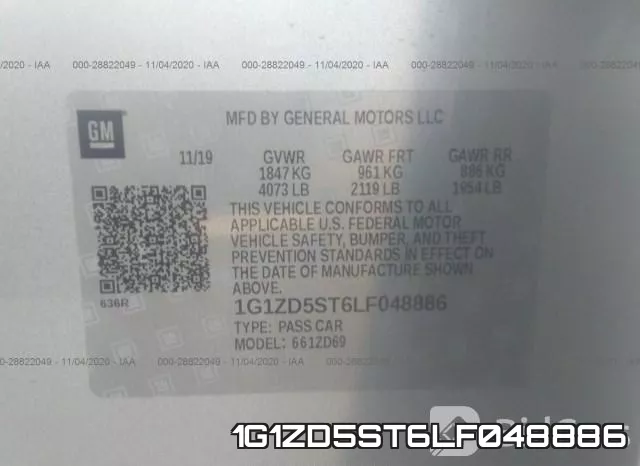1G1ZD5ST6LF048886 фото 10