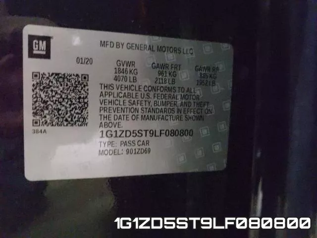 1G1ZD5ST9LF080800 фото 2