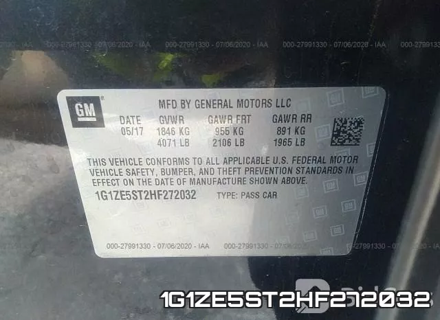1G1ZE5ST2HF272032 фото 10