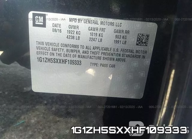 1G1ZH5SXXHF109333 фото 10