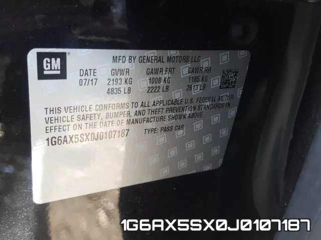 1G6AX5SX0J0107187 фото 2