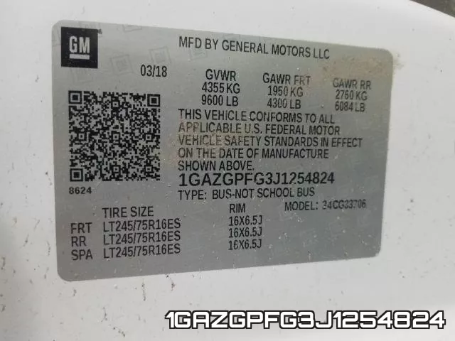 1GAZGPFG3J1254824 фото 2