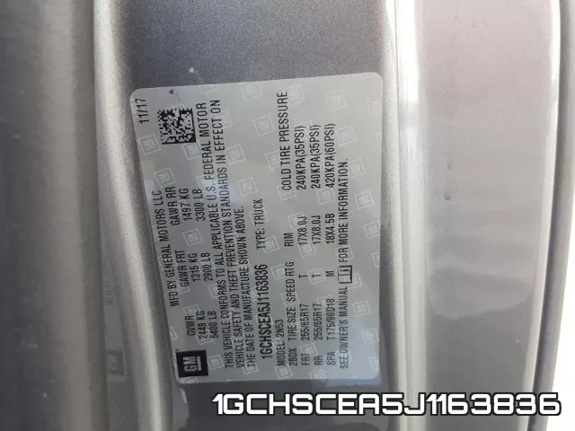 1GCHSCEA5J1163836 фото 2