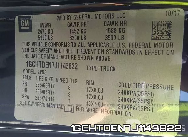 1GCHTDEN7J1143822 фото 10