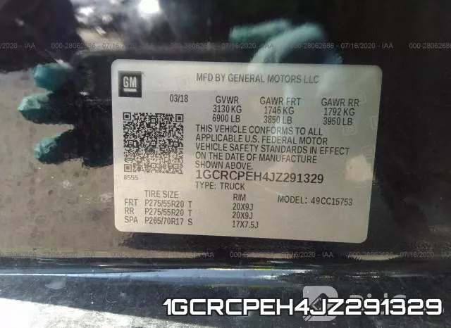 1GCRCPEH4JZ291329 фото 10