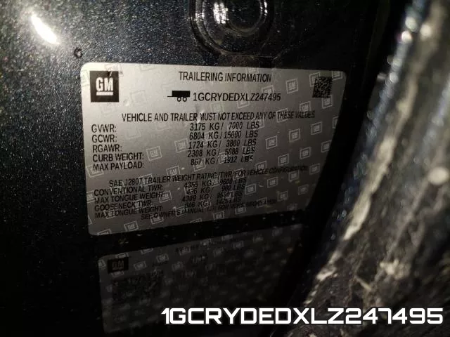 1GCRYDEDXLZ247495 фото 2