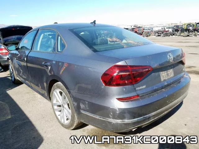 1VWLA7A31KC000843 фото 4