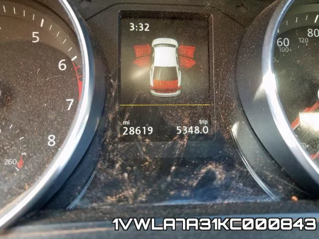 1VWLA7A31KC000843 фото 9