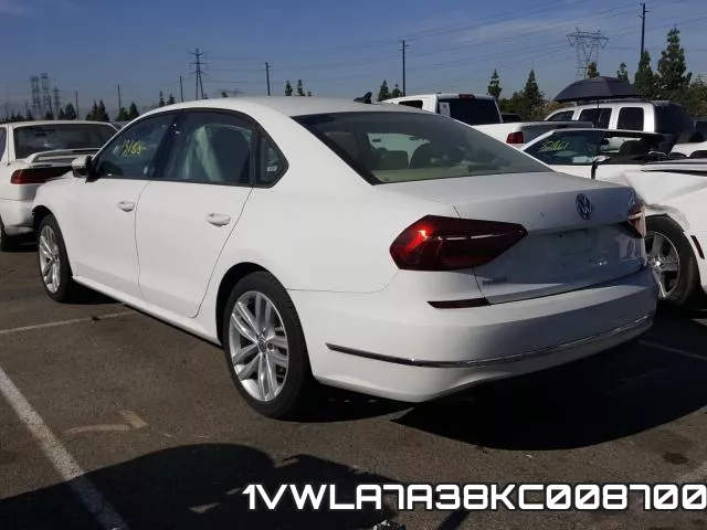 1VWLA7A38KC008700 фото 4