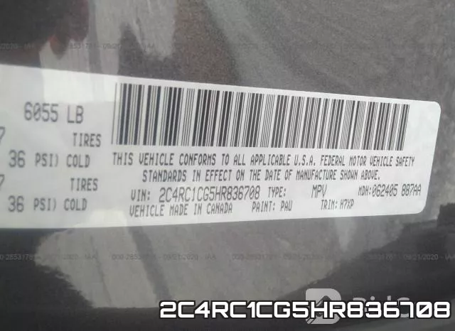 2C4RC1CG5HR836708 фото 10