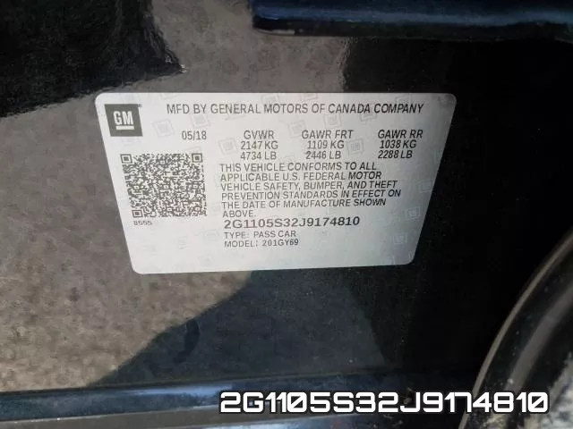 2G1105S32J9174810 фото 2