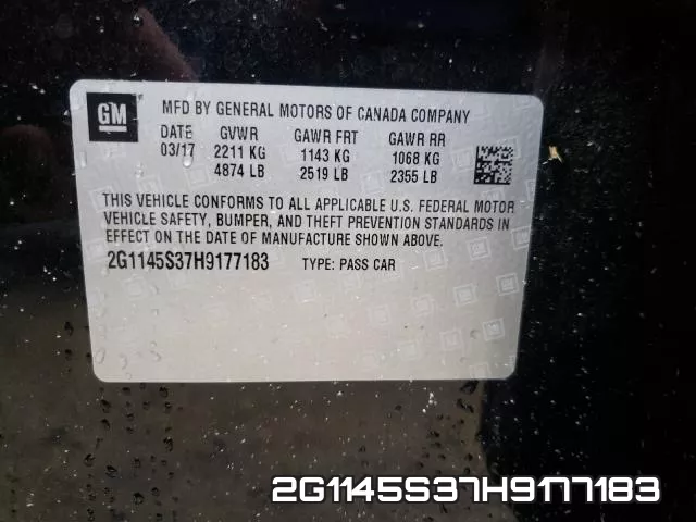 2G1145S37H9177183 фото 2