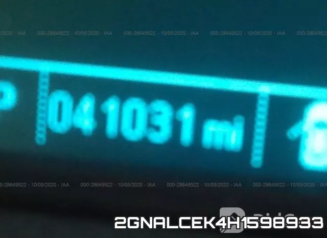 2GNALCEK4H1598933 фото 8