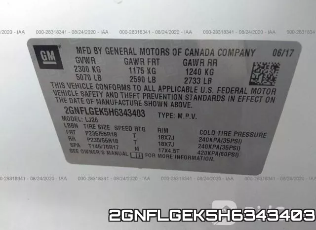 2GNFLGEK5H6343403 фото 10