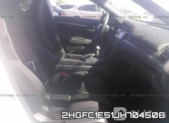 2HGFC1E51JH704508 фото 6