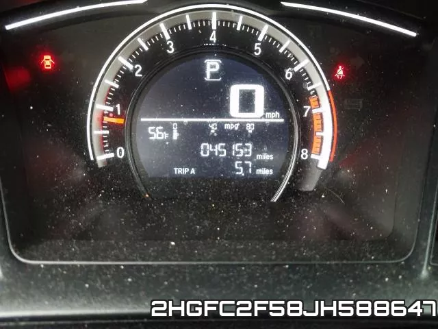 2HGFC2F58JH588647 фото 9