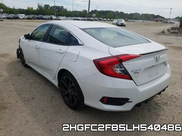 2HGFC2F85LH540486 фото 4